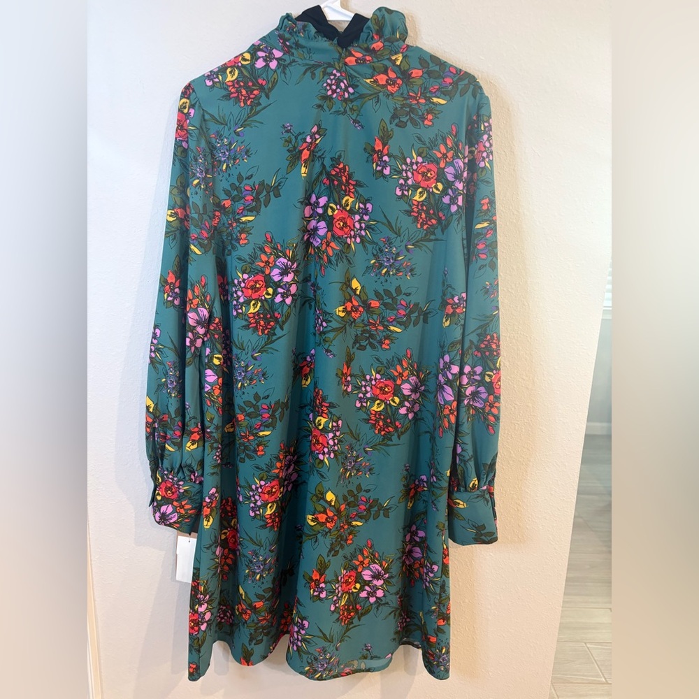 Floral Green Dress